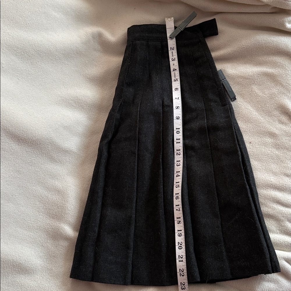 Sag Harbor Black A-Line Skirt Vintage - Picture 3 of 6